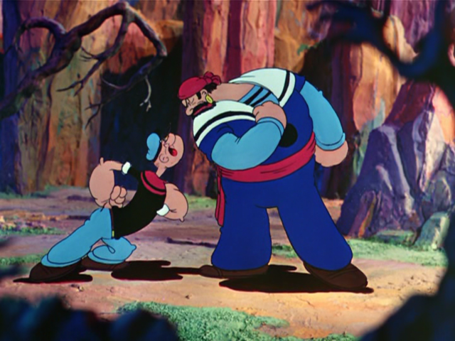 Popeye meets Sinbad cartoon