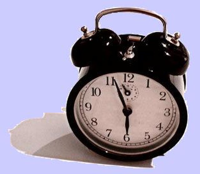 Nostalgic photo Alarm clock